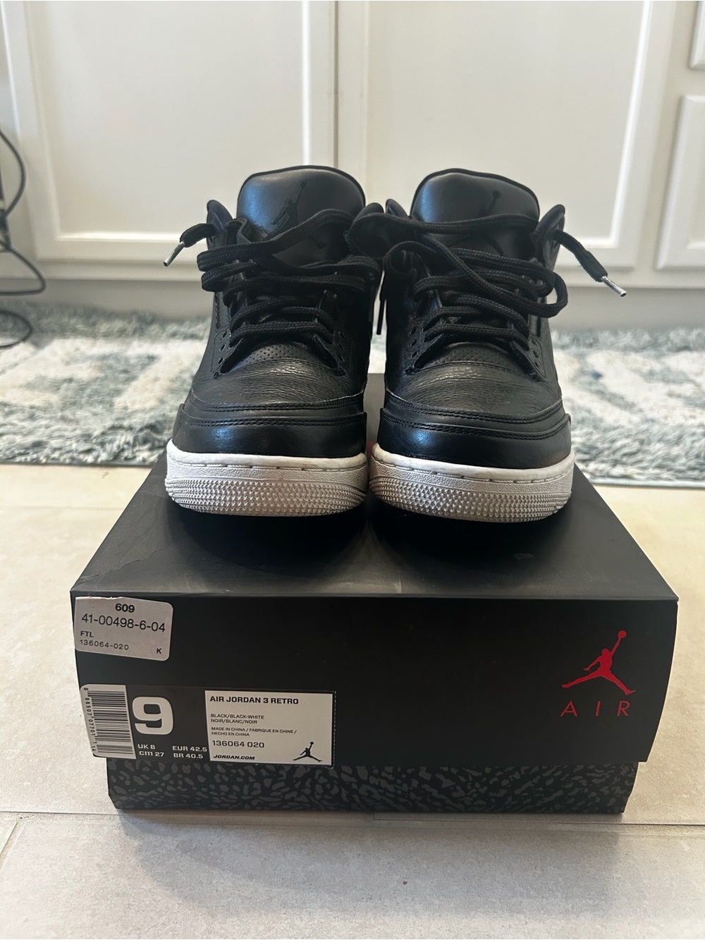 Air Jordan 3s size 9